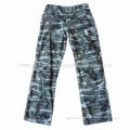 Men's Cargo Pants, Made of 100% Cotton Military Camouflage